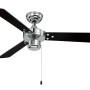 AIRERYDER Deckenventilator Cyrus Chrom, 107 cm Durchmesser, mit Zugschnur.