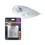 Osram LED-Außenleuchte Down Sensor, weiße Nachtleuchte mit Bewegungsmelder und Verpackung.