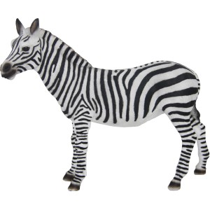 Dekorative Zebra Figur, 36 cm, für Garten & Haus, naturgetreue Nachbildung.