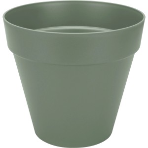 Elho Blumentopf Loft Urban Rund, Ø 48,5 cm, Pistaziengrün, mit Rollen.