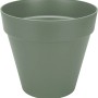 Elho Blumentopf Loft Urban Rund, Ø 48,5 cm, Pistaziengrün, mit Rollen.
