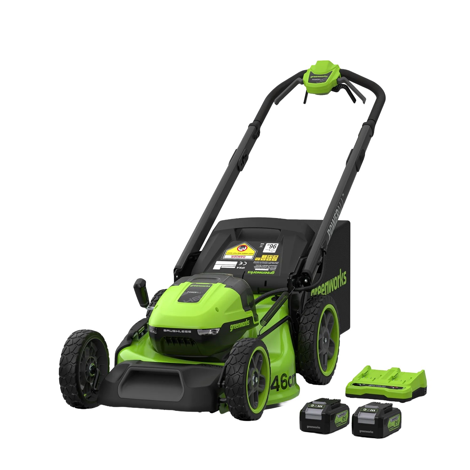 Greenworks Akku-Rasenmäher 2520007UD Gen 2 inkl. 2 x 24 V System