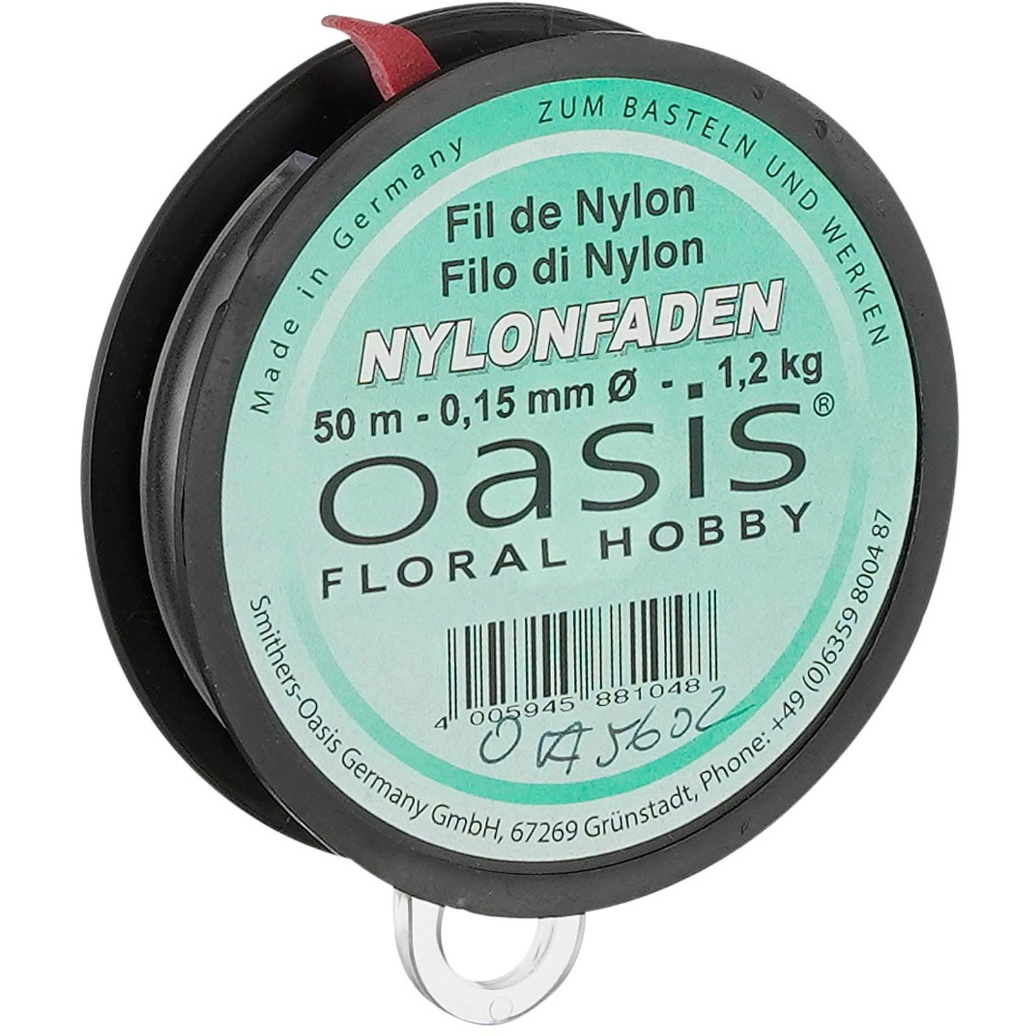 Mica Decorations Nylonfaden 0,15 mm x 50 m Transparent