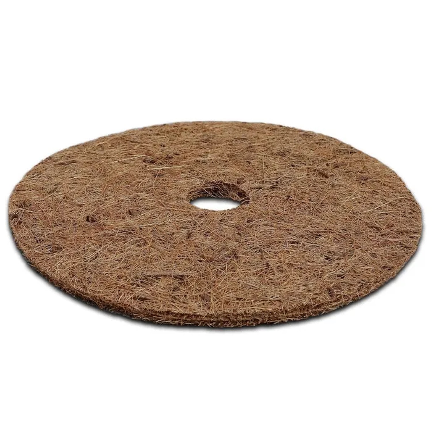 KARAT Mulchscheibe Kokos, 15 cm Durchmesser, Pflanzenschutz und Winterschutz für Pflanzen.