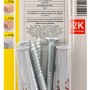 Fischer DuoXpand Dübel mit Senkkopfschraube, 10x100mm, 4er-Pack. Langschaftdübel für Beton und Mauerwerk.