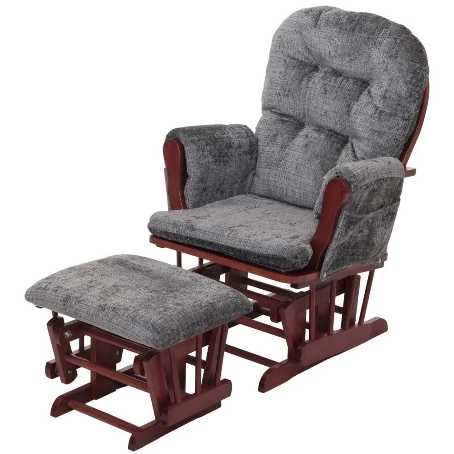 MCW Relaxsessel C76 Dunkelgrau Gestell Dunkel