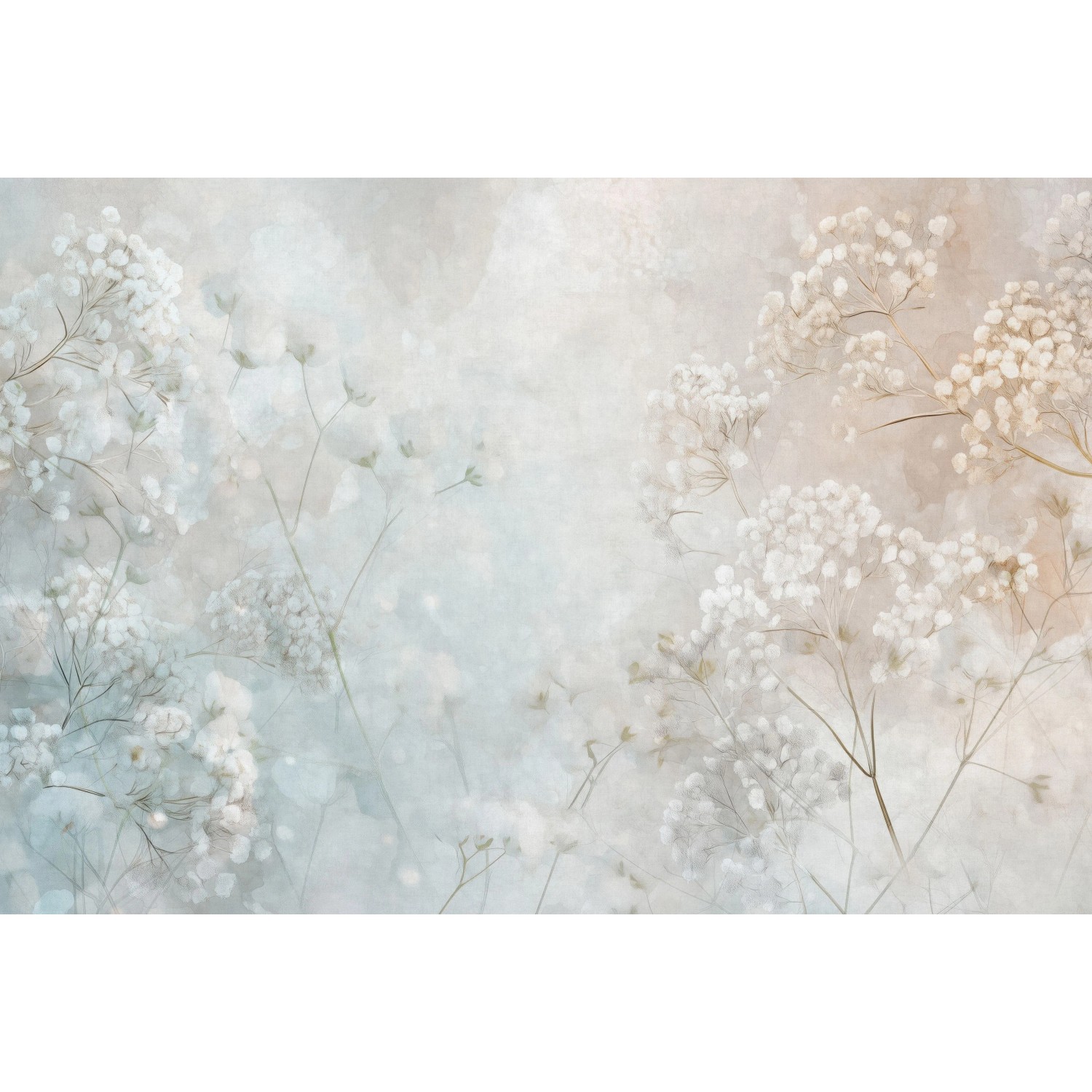 Erismann Vliestapete Art Edition 2 Soft Promise 4 m x 2,7 m Beige-Weiß