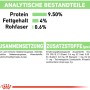 Royal Canin Nassfutter Zusammensetzung: Protein, Fettgehalt, Rohfaser, Zusatzstoffe. Für Katzen mit empfindlicher Verdauung.