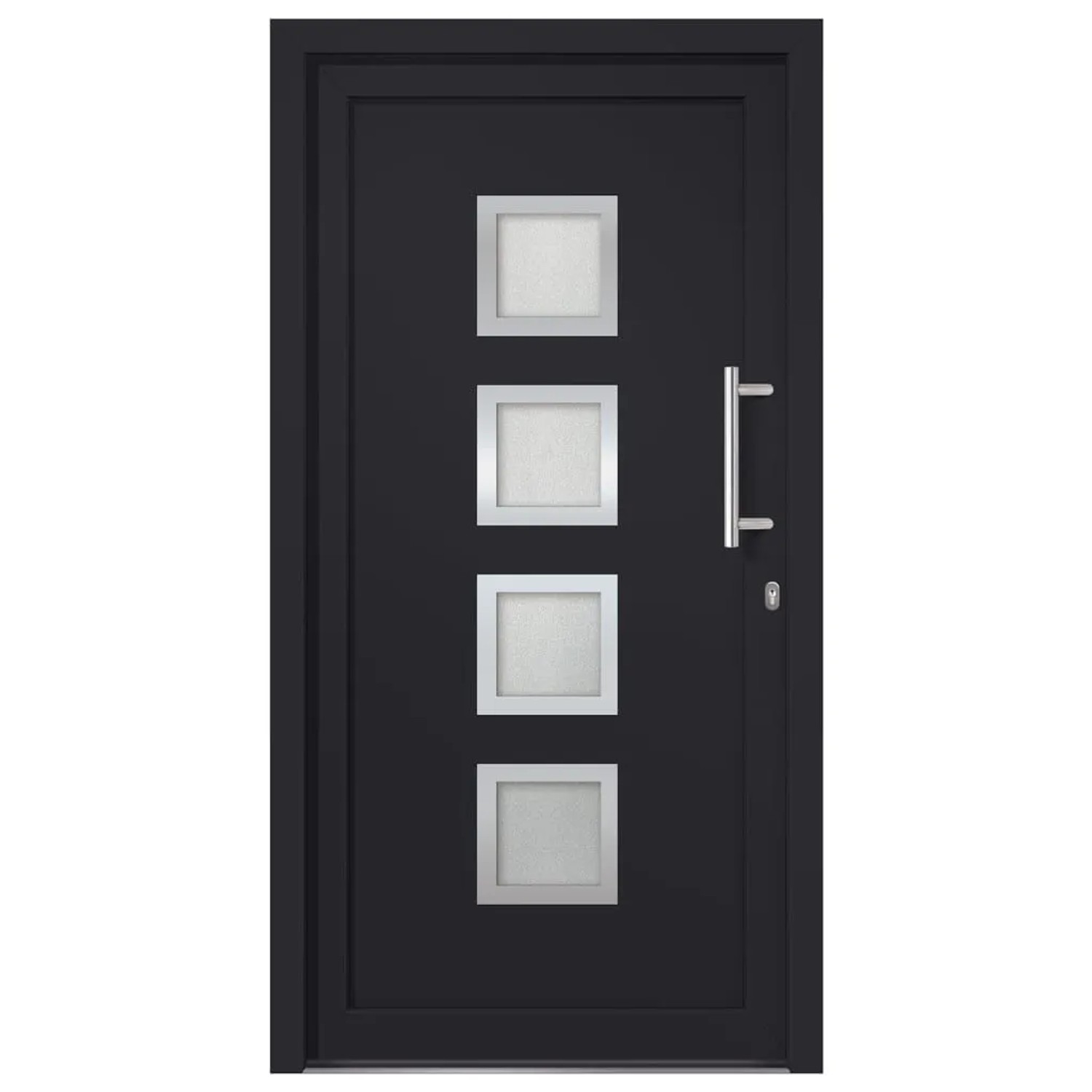 vidaXL Haustür Anthrazit 98x190 cm 279194