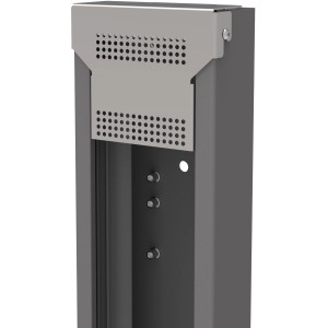 Biohort Bikelift Montageset Steckdose für Gartenhaus, dunkelgrau, 10x12x4 cm.