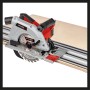 Einhell Handkreissäge TE-CS 190/1 auf Führungsschiene. Aluminium Sägetisch, LED-Beleuchtung.