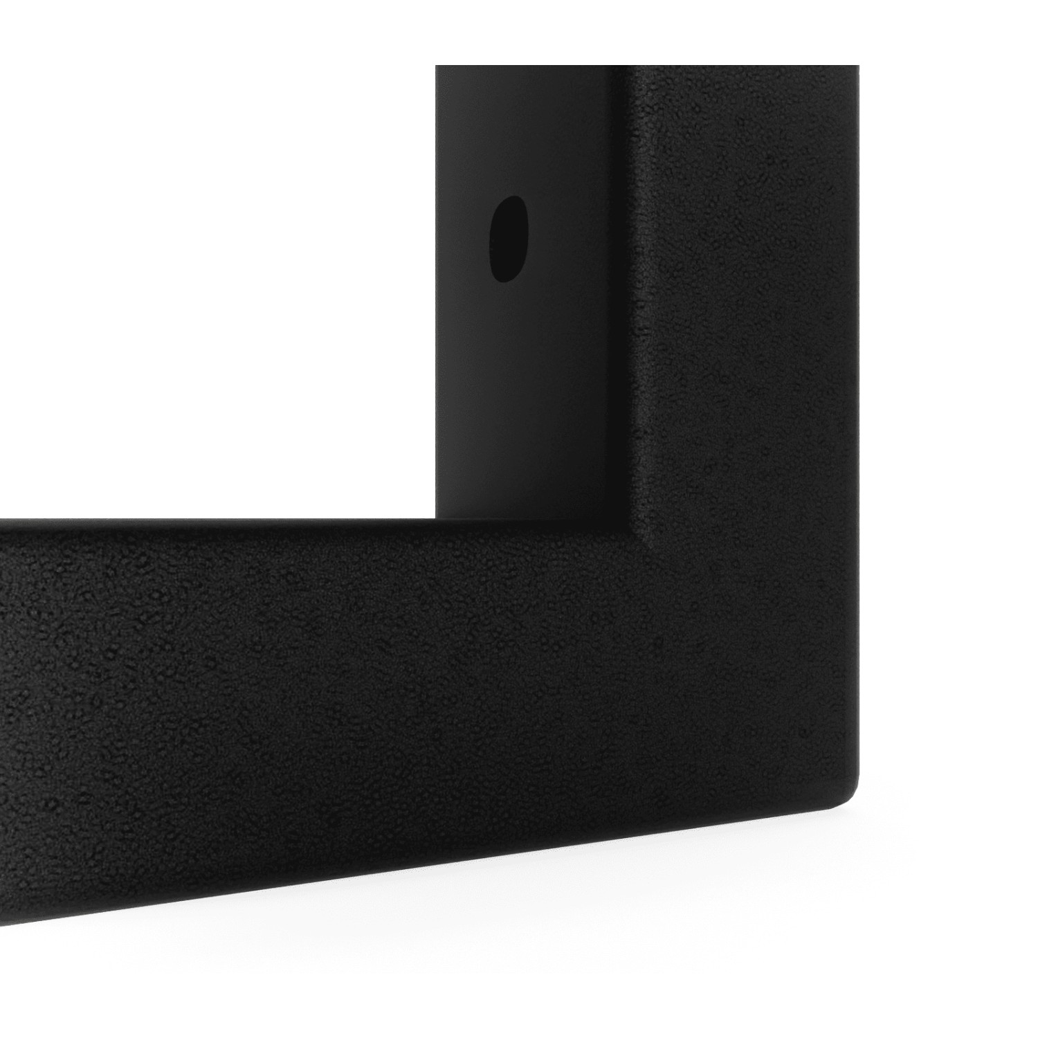 HEVVA Waschtischhalterung RHEIN 10 cm Hoch 25 cm Tief 1 Halter Schwarz_7