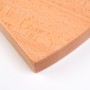 Detailaufnahme einer lackierten Buchenholz-Stufe der Dolle Spindeltreppe Oslo.