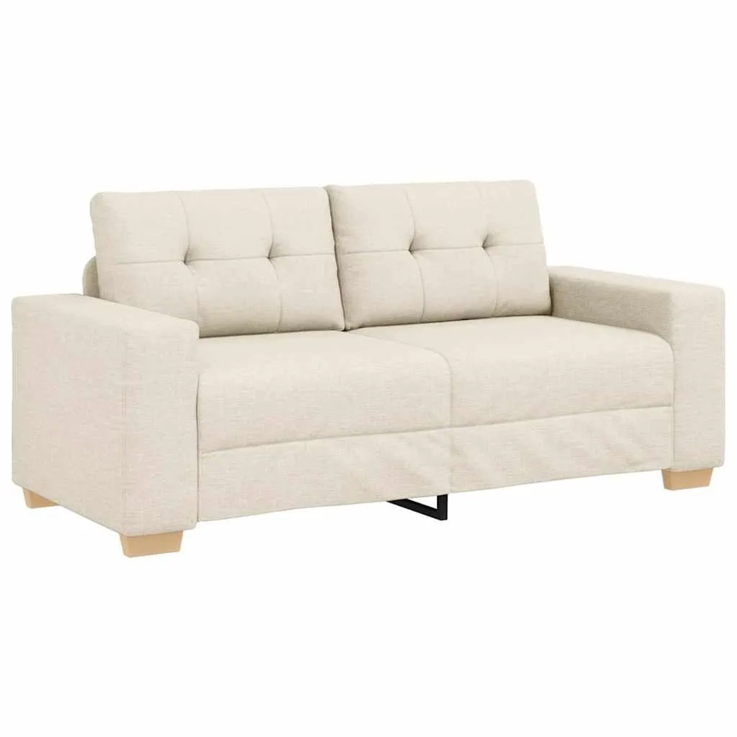 vidaXL Loveseat-Sofa Leinen 180x77x82 cm 4105087