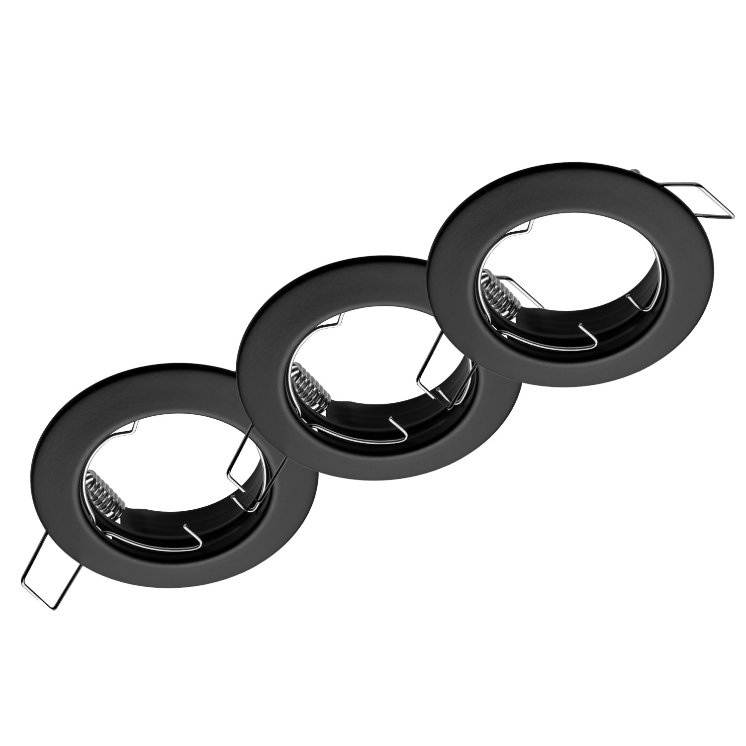 Oktaplex 9er Set Spot Rahmen Sedan für LED-Module 50mm Deckeneinbaustrahler günstig online kaufen