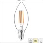 LED-Filament Leuchtmittel E14 Kerze C35, 4,5W, 470lm, 3er-Set