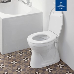 Villeroy & Boch O.novo WC-Sitz 438 x 368 x 49 mm mit SoftClosing und QuickRelease Duroplast Weiß Alpin