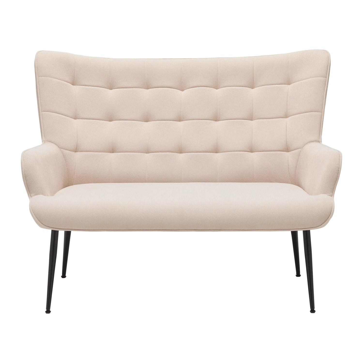Mömax 2-Sitzer-Sofa Dallas Creme ca. 128x99x79cm