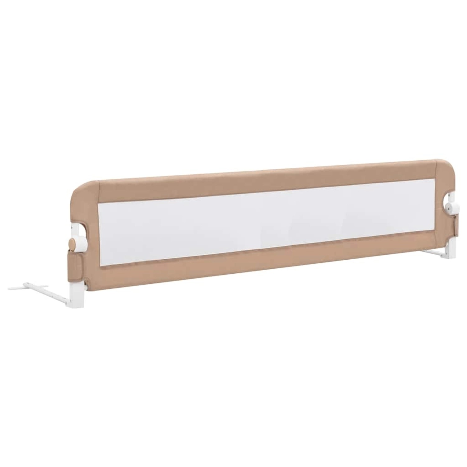 Thumbnail - vidaXL Kleinkindbettschutzgitter Taupe 180x42 Cm Polyester 586785
