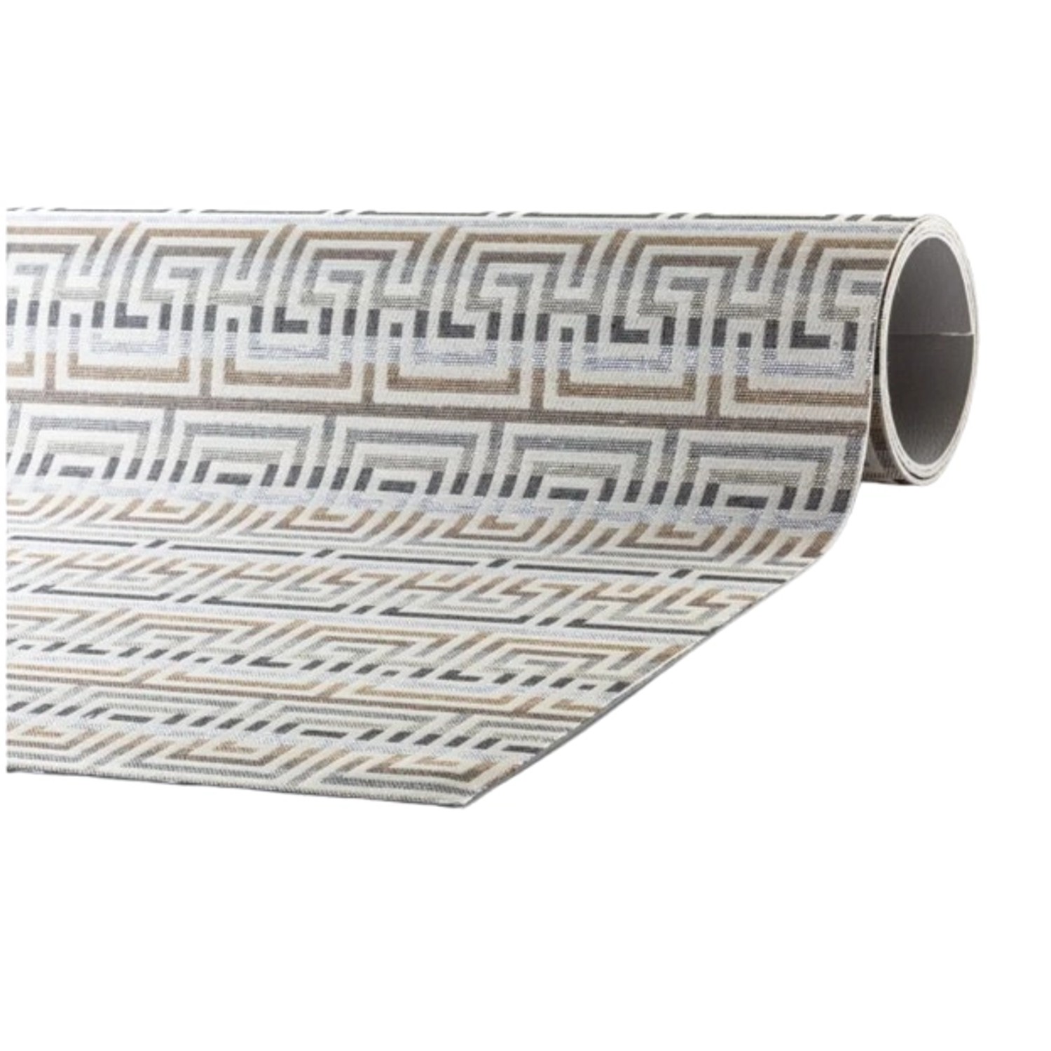 Peyer Syntex Mira Jacquard Teppich Greti Farbe Grau 65 x 180 cm günstig online kaufen