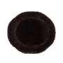 Braunes Benno Hundebett Balu Donut, 70x70x16 cm, weich und gemütlich.