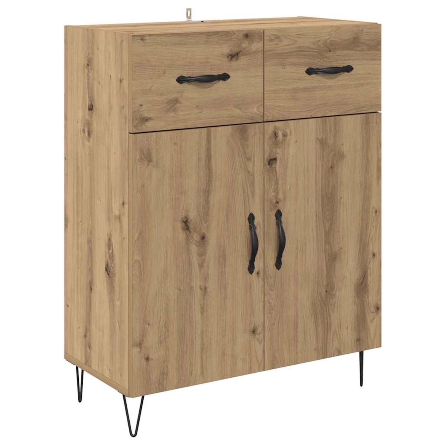 vidaXL Sideboard Artisan-Eiche 69,5 x 34 x 90 cm Holzwerkstoff 882273 günstig online kaufen
