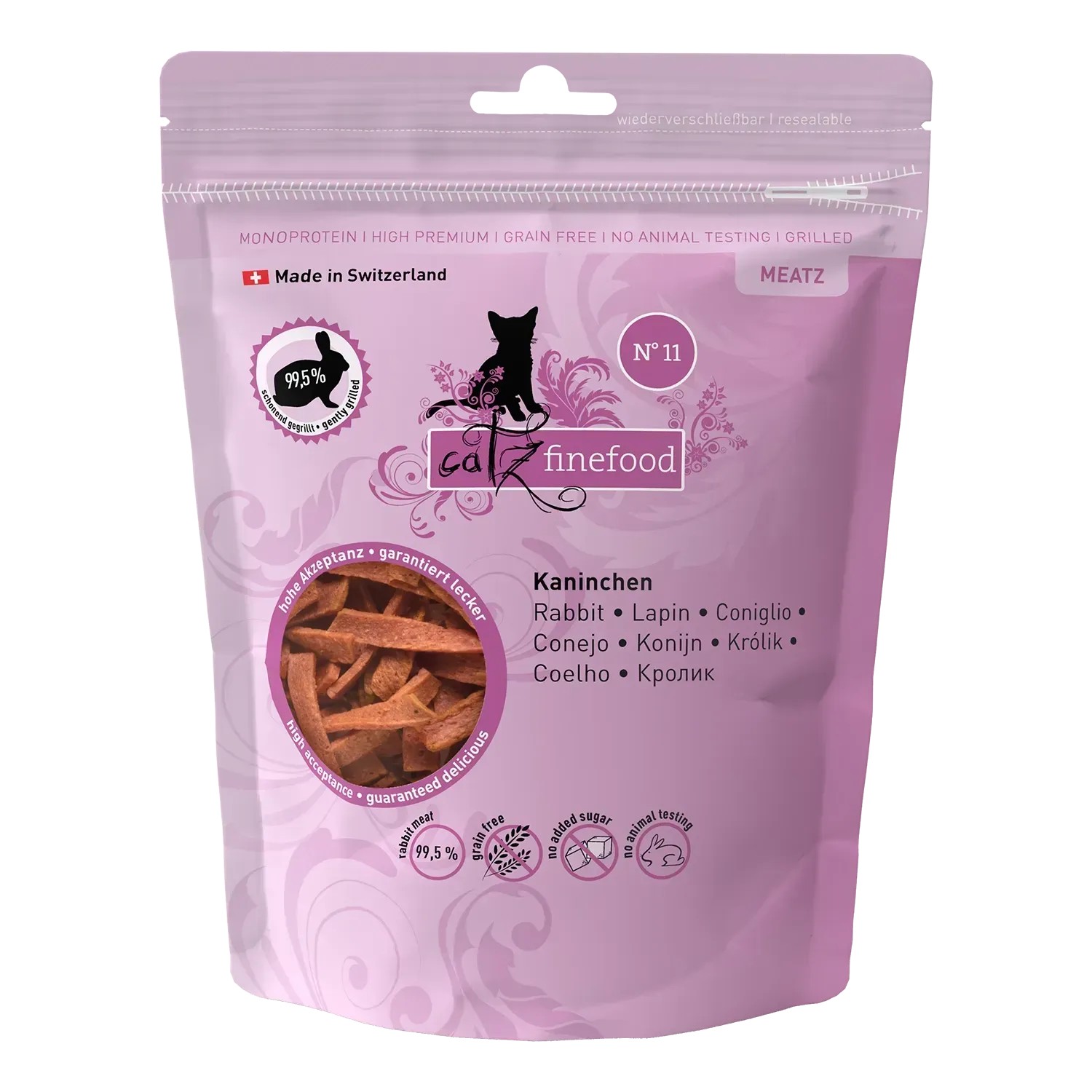 Catz Finefood Katzen-Ergänzungsfutter Meatz N°11 Kaninchen 45 g