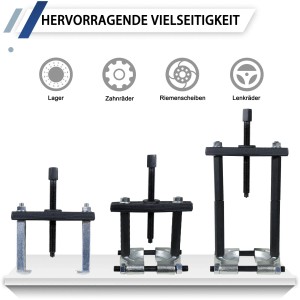 CCLIFE 14tlg Lagerabzieher Set Trennmesser für Kugellager Polradabzieher Trennvorrichtung 30-70mm