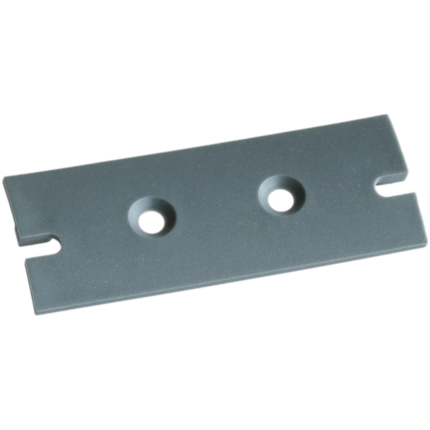 Graues Element des Wigasil Dämmungs-Sets für Dämmfassaden, Teil des Fenster-Zubehörs.