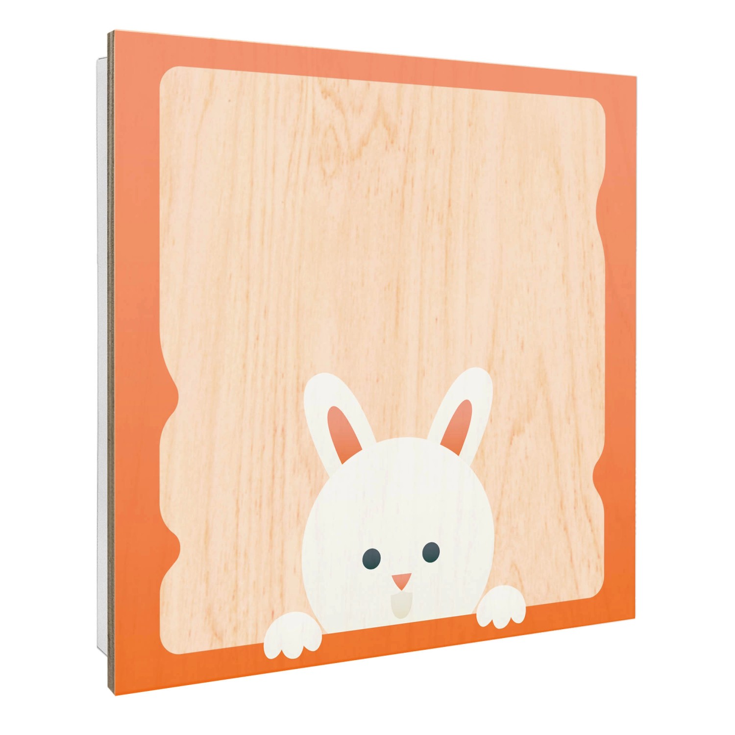 Banjado Großer Schlüsselbox Holz 30x30cm Weiß Scharnier Rechts 50 Haken Sch günstig online kaufen