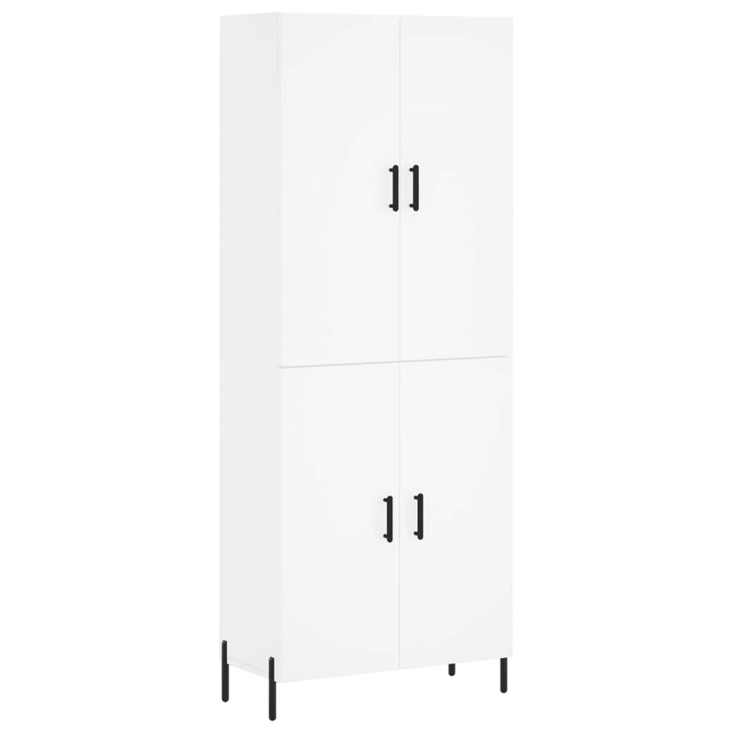 vidaXL Highboard Weiß 69,5x34x180 cm Holzwerkstoff 3195683 günstig online kaufen
