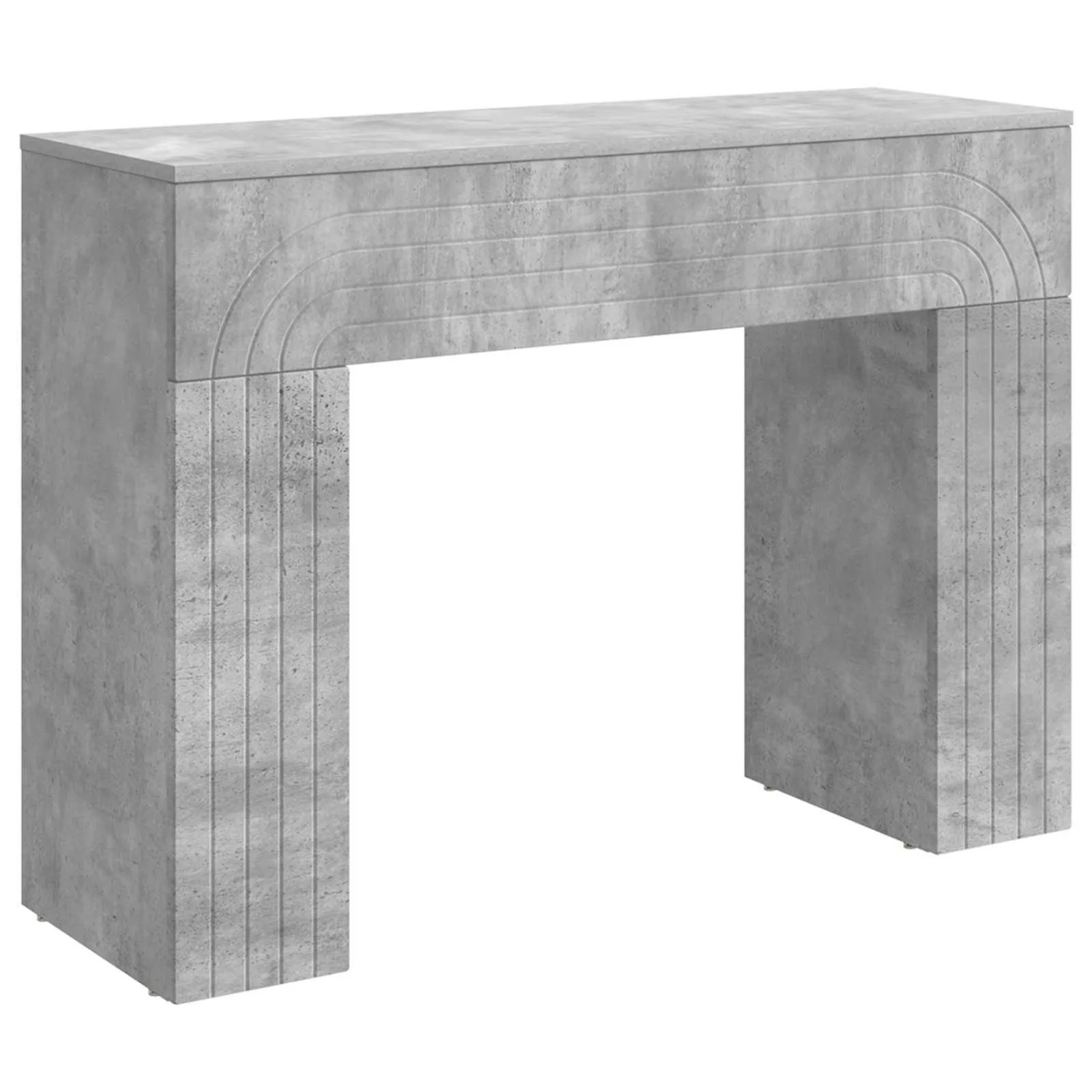 vidaXL Couchtisch Betongrau 102 x 35 x 75 cm Holzwerkstoff 899930