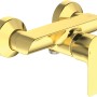 Ideal Standard Connect Air Brausearmatur Aufputz in gebürstetem Gold.