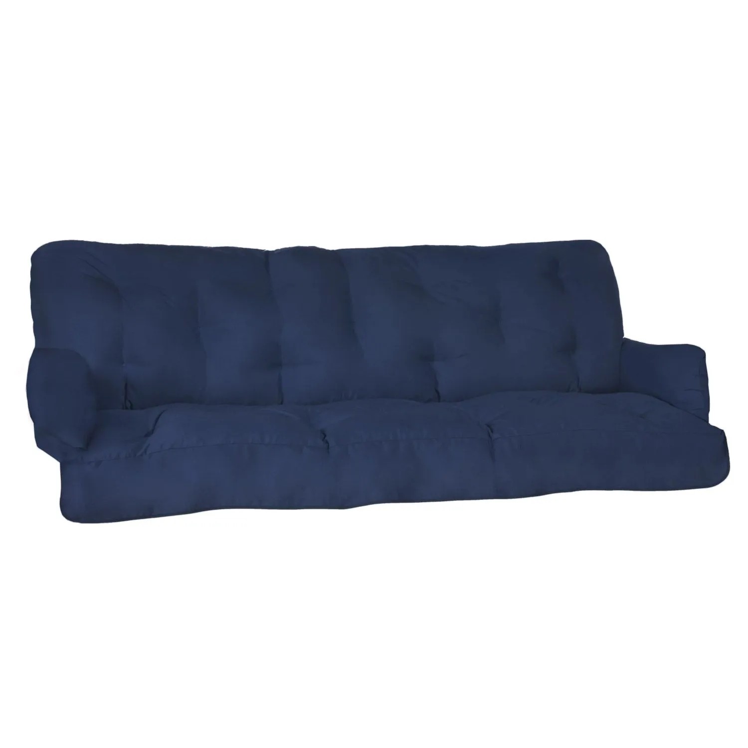 Beautissu Flair HS Hollywoodschaukelauflage 180x50x8cm Dunkelblau