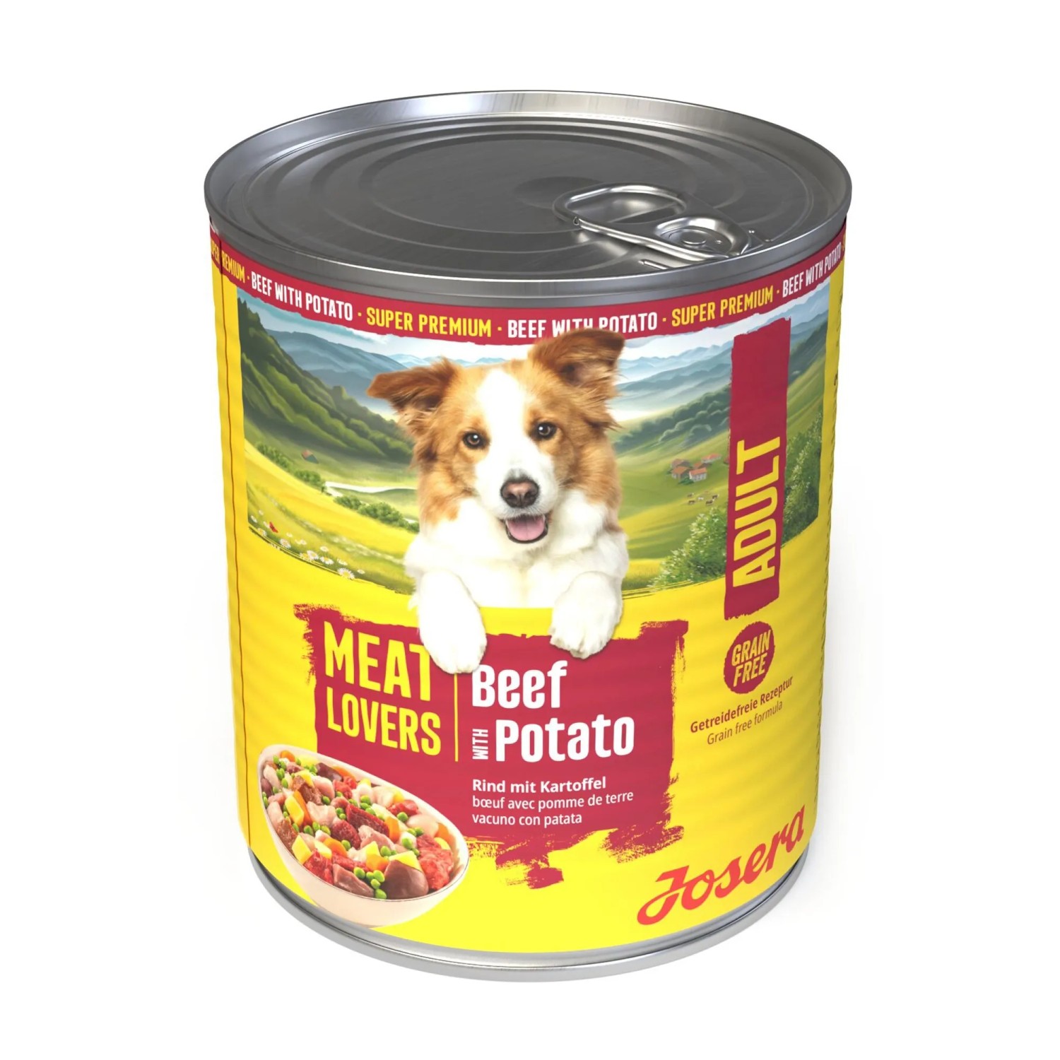 Josera Hunde-Nassfutter Meat Lovers Menu Beef & Potato 800 g