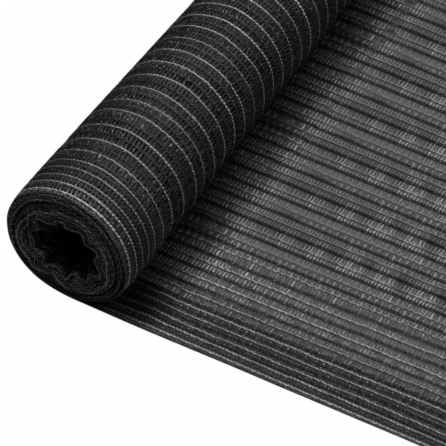 vidaXL Zaunblende Anthrazit 1x10 m HDPE 150 g/m² 149281