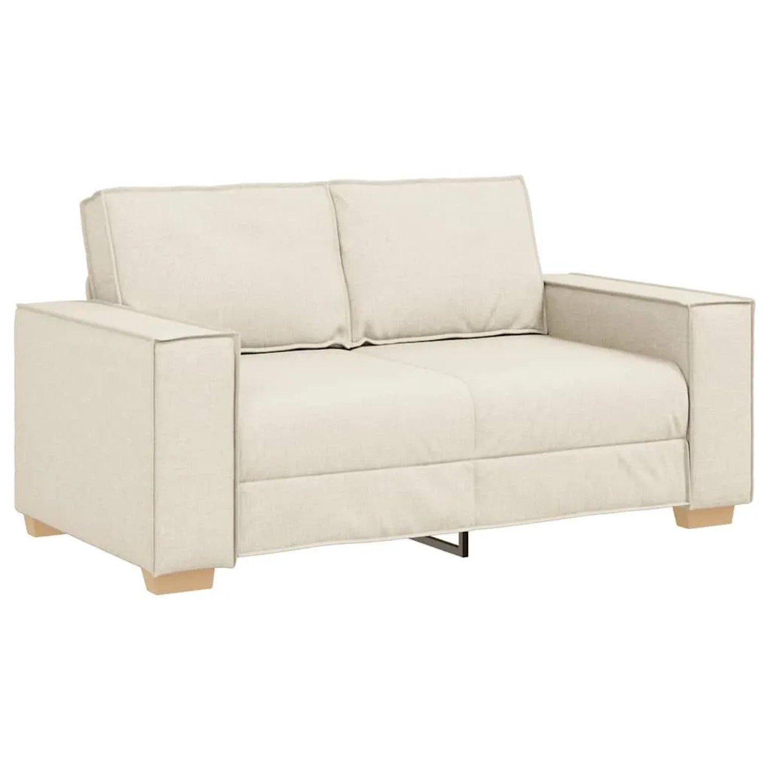 vidaXL 2-Sitzer Sofa Leinen 160x78x84 cm 4104979