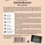 Samenpackung Sperli Gartenkresse Mega großblättrig. Einjährige, vitaminreiche Gewürzpflanze.
