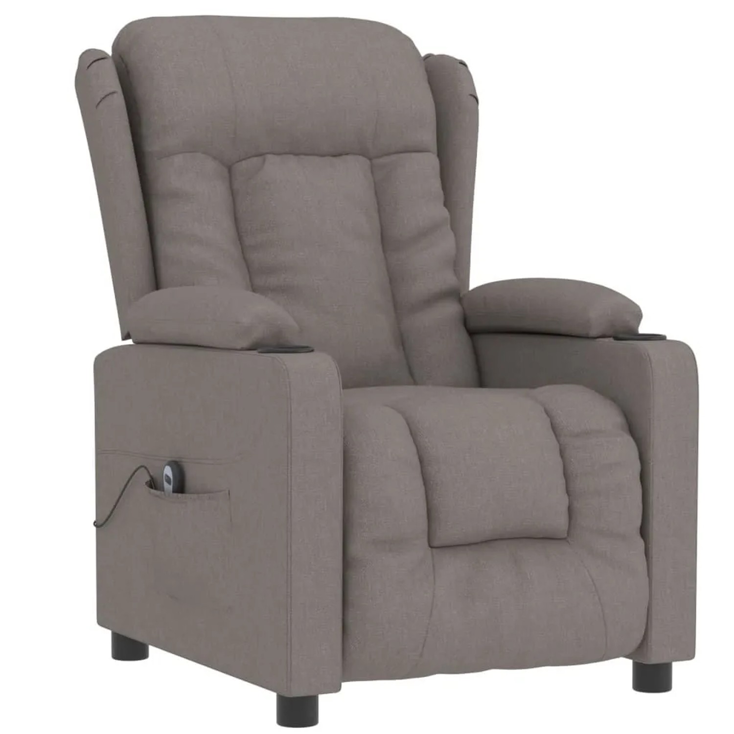 vidaXL Relaxsessel Elektrisch Taupe Stoff 3098785 günstig online kaufen