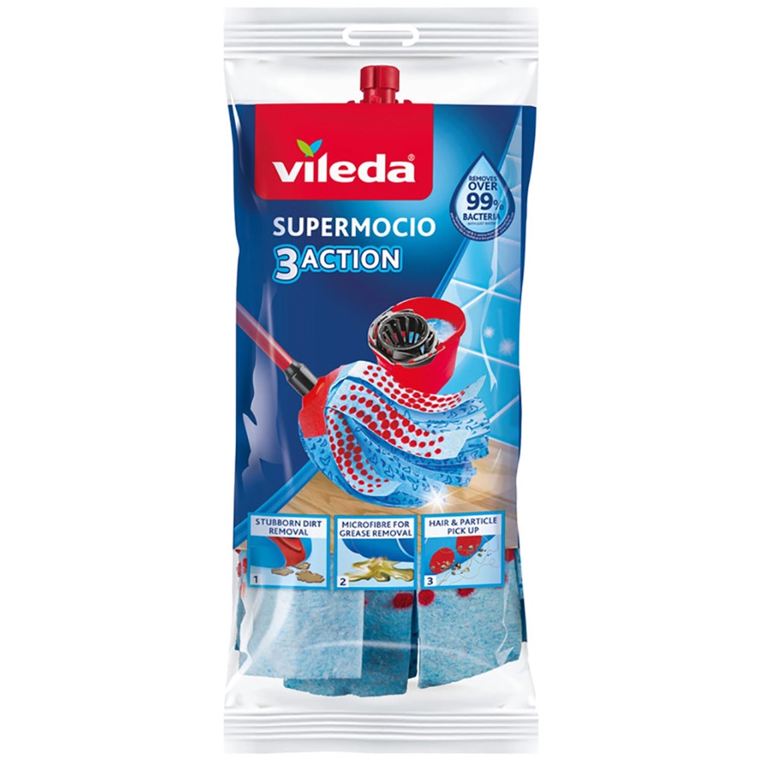 Vileda Ersatz-Wischmopp Supermocio