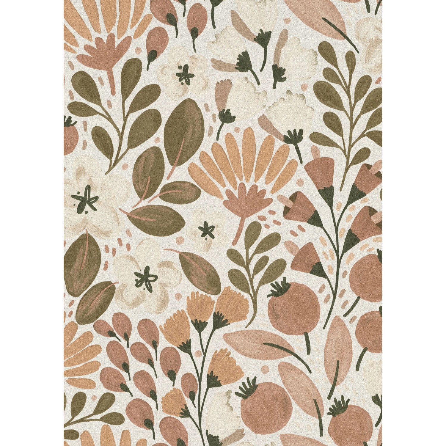 Erismann Vliestapete La Terrasse Jardin Poetique 10,05 m x 0,53 m Braun