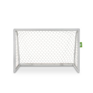 Weißes Exit Scala Aluminium Fußballtor, 120x80cm, mit Netz für Spiel & Spaß im Garten.