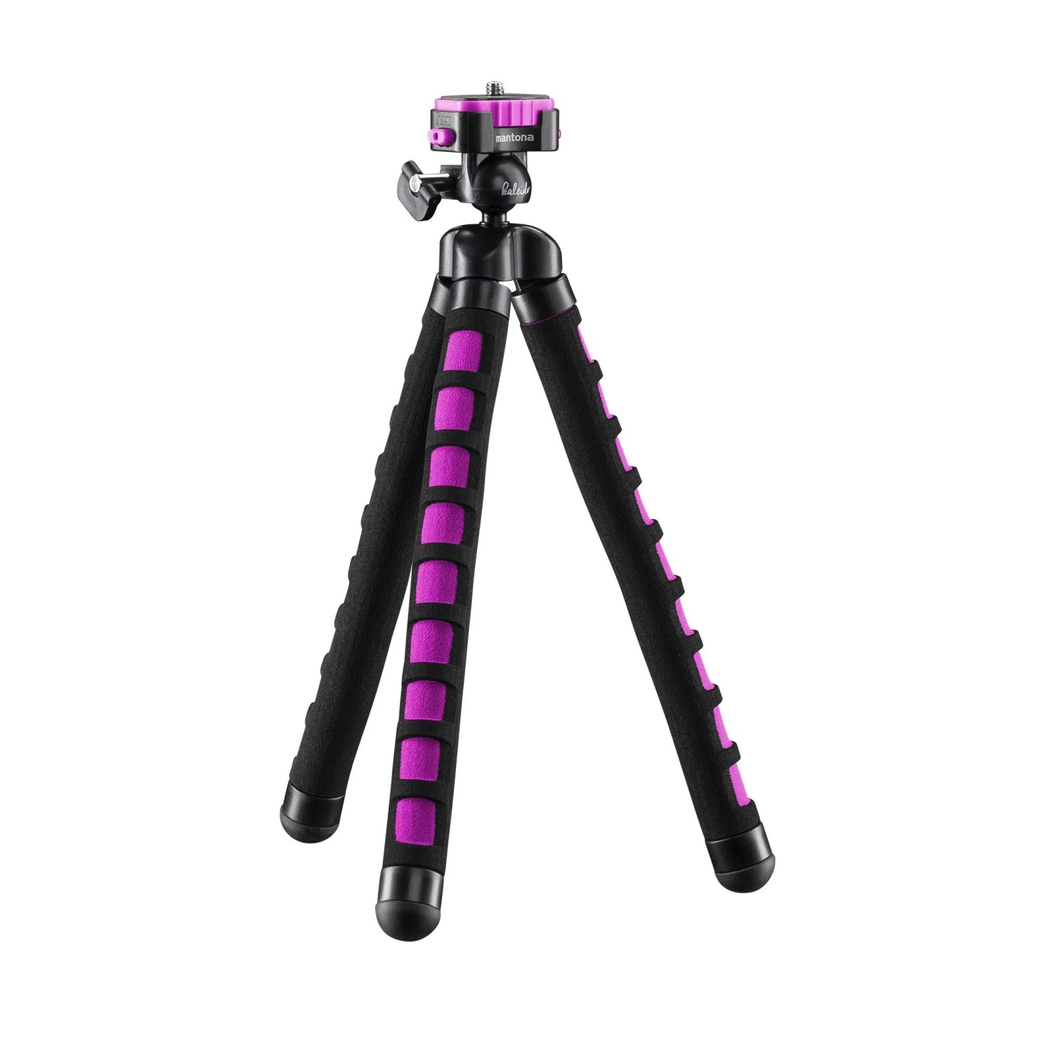 Mantona Kaleido Flex Stativ Glamour Pink 270X43Mm Biegbar Kugelkopf Reisestativ