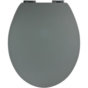 Sanitop-Wingenroth WC-Sitz Grau mit Absenkautomatik und Fast-Fix Befestigung.