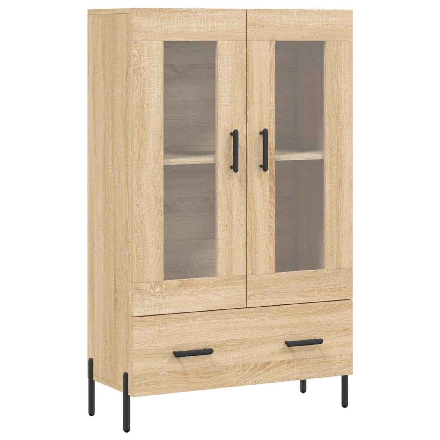 vidaXL Highboard Sonoma-Eiche 69,5x31x115 cm Holzwerkstoff 828311 günstig online kaufen