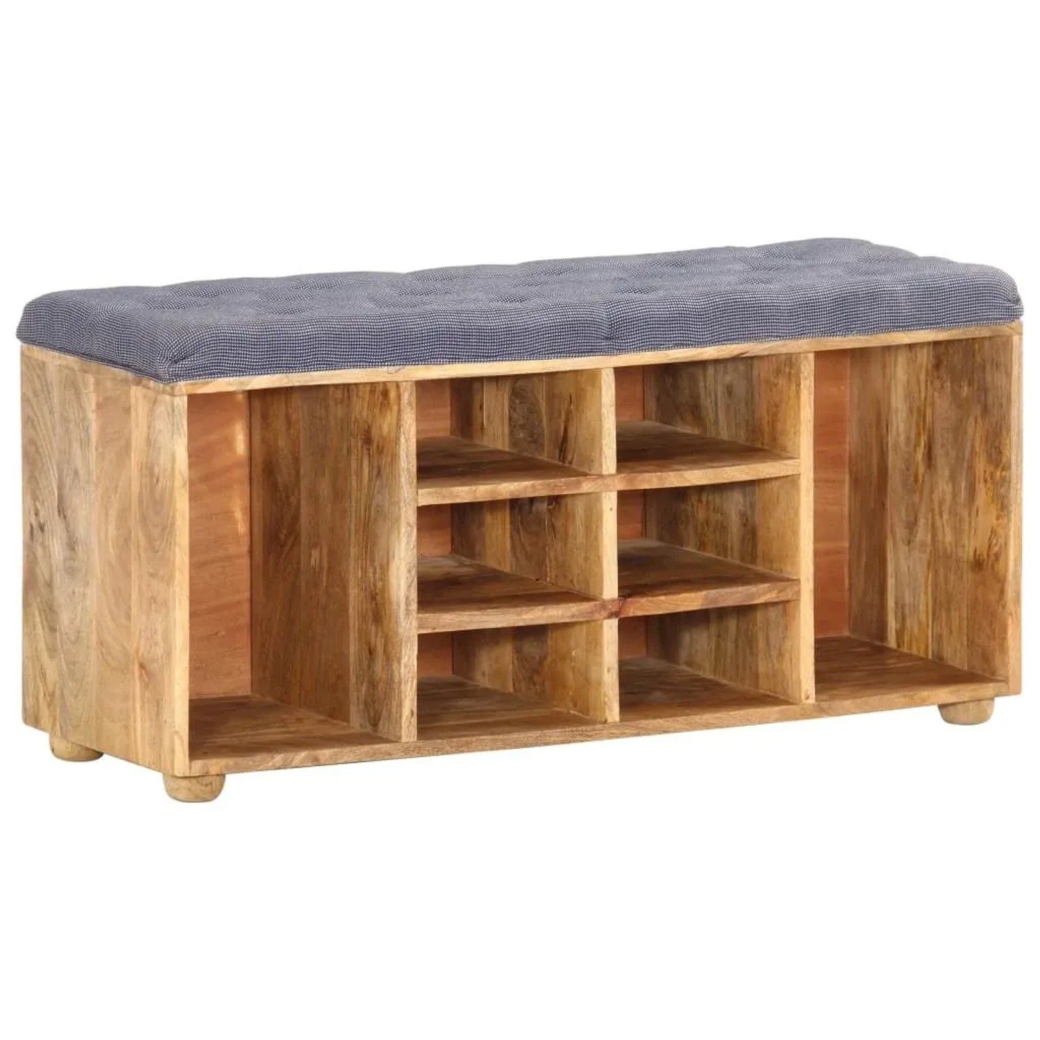 vidaXL Flurbank 100x35x47 cm Mango Massivholz 285891_10