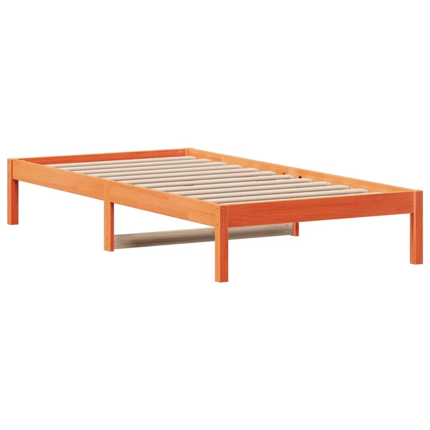 vidaXL Tagesbett ohne Matratze Wachsbraun 90x200 cm Massivholz Kiefer 84440 günstig online kaufen