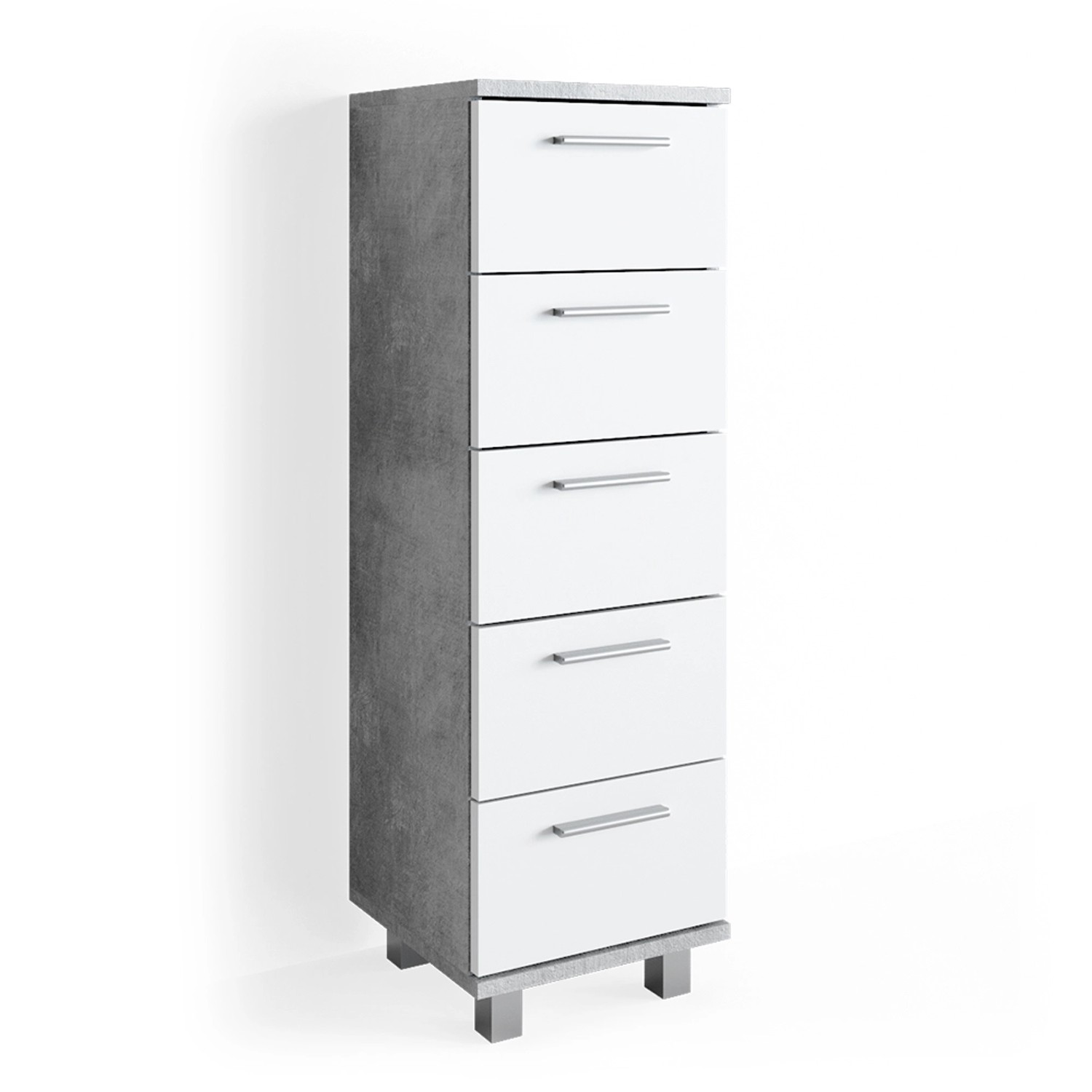 Vicco Badschrank Ilias Beton 30 x 95 cm