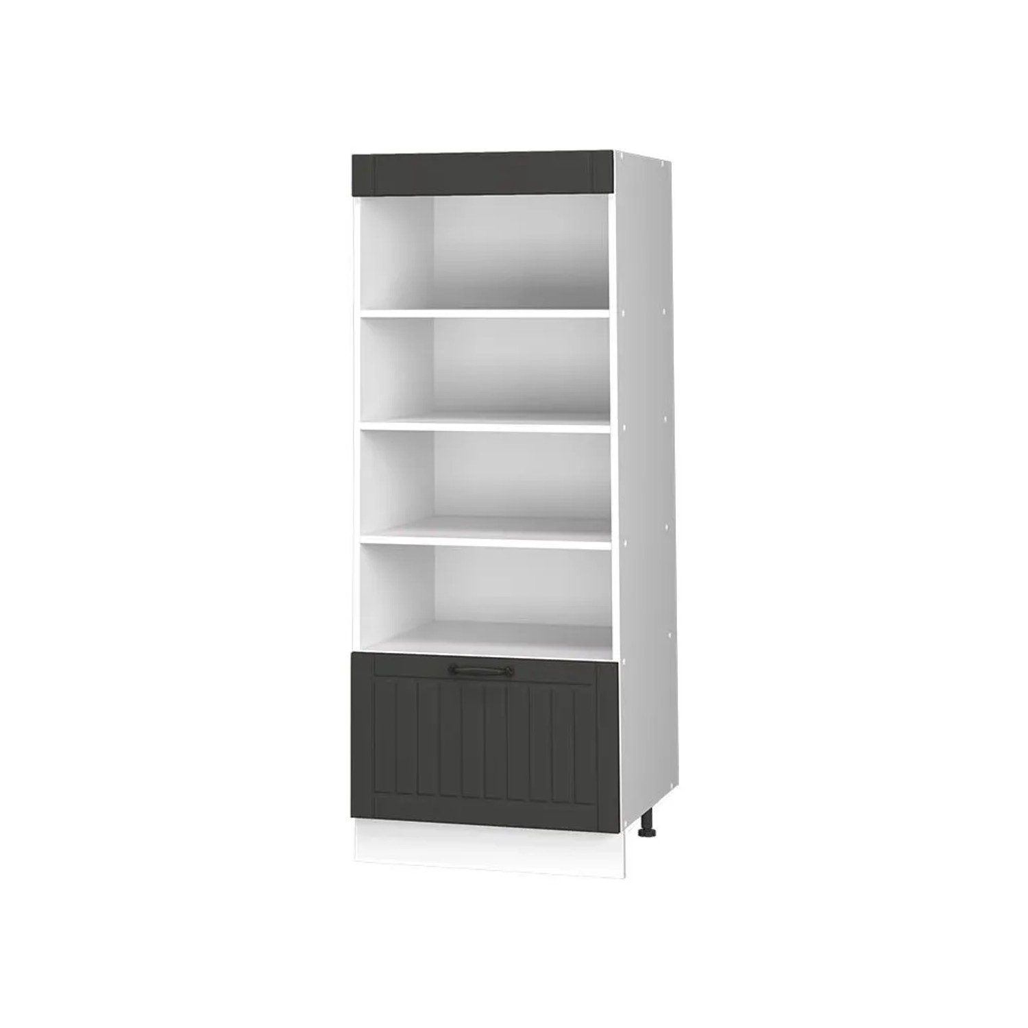 Vicco Küchenregal Fame-Line Dunkelgrau/Weiß 60 x 154 Art Nr 62218