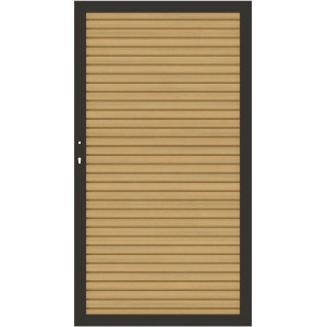 Einzeltor System Neo WPC Platinum Lärche 98 cm x 180 cm